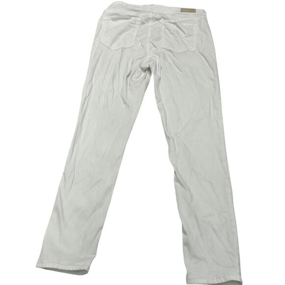 Adriano Goldschmied Jeans Womens‎ 29 White High Rise Abby Ankle Skinny Anthro - Picture 4 of 9